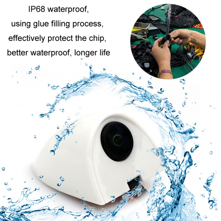 Punch-Free Car Imaging Side View Blind Spot Car Universal Night Vision Camera, Specifications: CVBS Silver - Rear View Cameras by PMC TechLife | Online Shopping South Africa | PMC TechLife | Buy Now Pay Later Mobicred