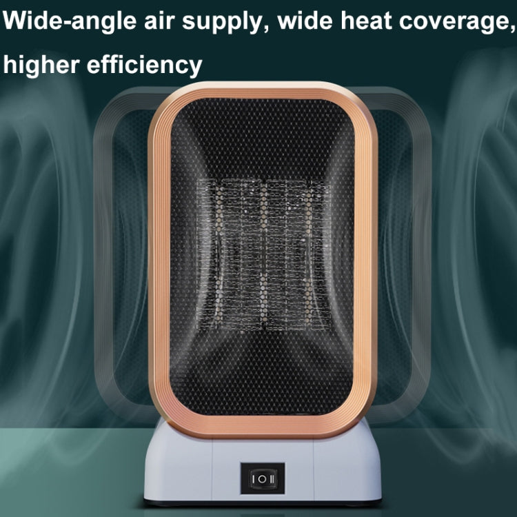 1000W High-power Household Heater Small Desktop Ceramic PTC Heating Heater, Spec: EU Plug(White) - Electric Heaters by PMC TechLife | Online Shopping South Africa | PMC TechLife | Buy Now Pay Later Mobicred