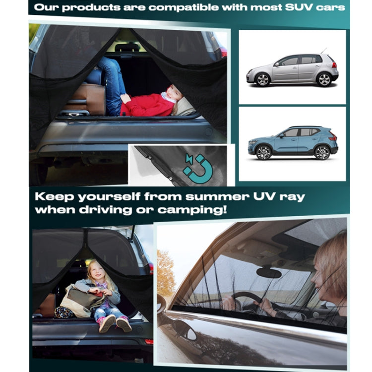 Car Rear Trunk Ventilation Shade Anti-mosquito Screen Cover, Size: S(Set) - Window Foils & Solar Protection by PMC TechLife | Online Shopping South Africa | PMC TechLife | Buy Now Pay Later Mobicred