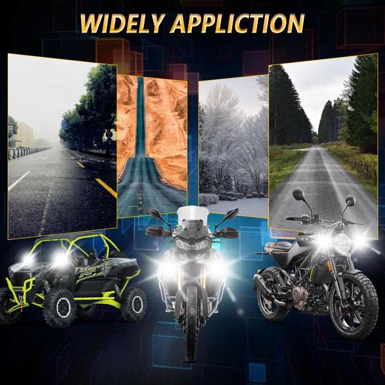 Motorcycle Spotlight Strobe 6 Modes With Control Cable Set(SK1 POR) - Headlights by PMc TechLife | Online Shopping South Africa | PMc TechLife | Buy Now Pay Later Mobicred