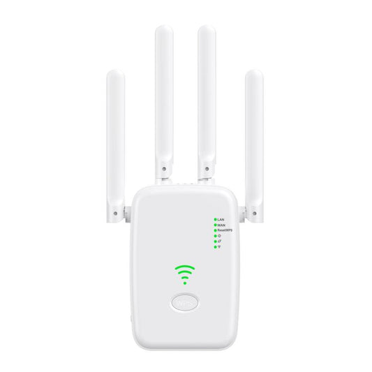 Urant U11 300Mbps 2.4G Wireless Repeater WiFi Signal Amplifier Support WPS Quick Setting UK Plug White - Broadband Amplifiers by Urant | Online Shopping South Africa | PMC Jewellery | Buy Now Pay Later Mobicred