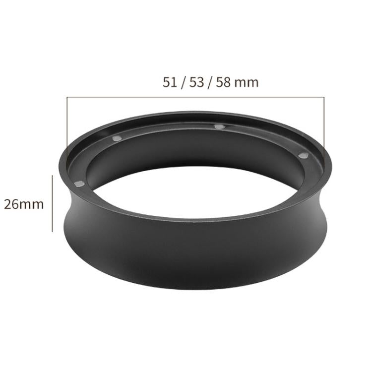 51mm Heightened Coffee Handle Powder Catch Magnetic Ring(Black) - Coffee Tools by PMc TechLife | Online Shopping South Africa | PMc TechLife | Buy Now Pay Later Mobicred