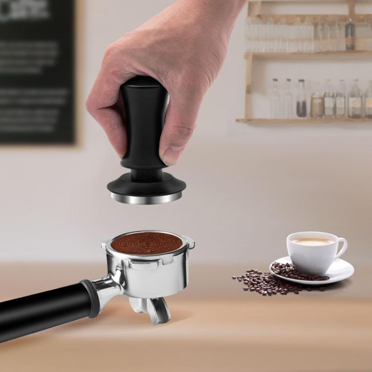 Scale Horizontal Constant Pressure Coffee Grinder Stretching Powder Press Hammer, Style: Silver Blue Thread+Round Base(51mm) - free shipping - PMC TechLife - Order now!