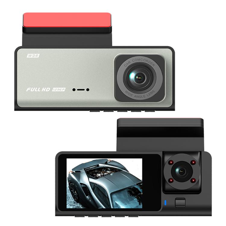 G71 HD 1080P Three-Lens 2.0-Inch Infrared Night Vision Driving Recorder, Spec: No WIFI - Car DVRs by PMc TechLife | Online Shopping South Africa | PMc TechLife | Buy Now Pay Later Mobicred