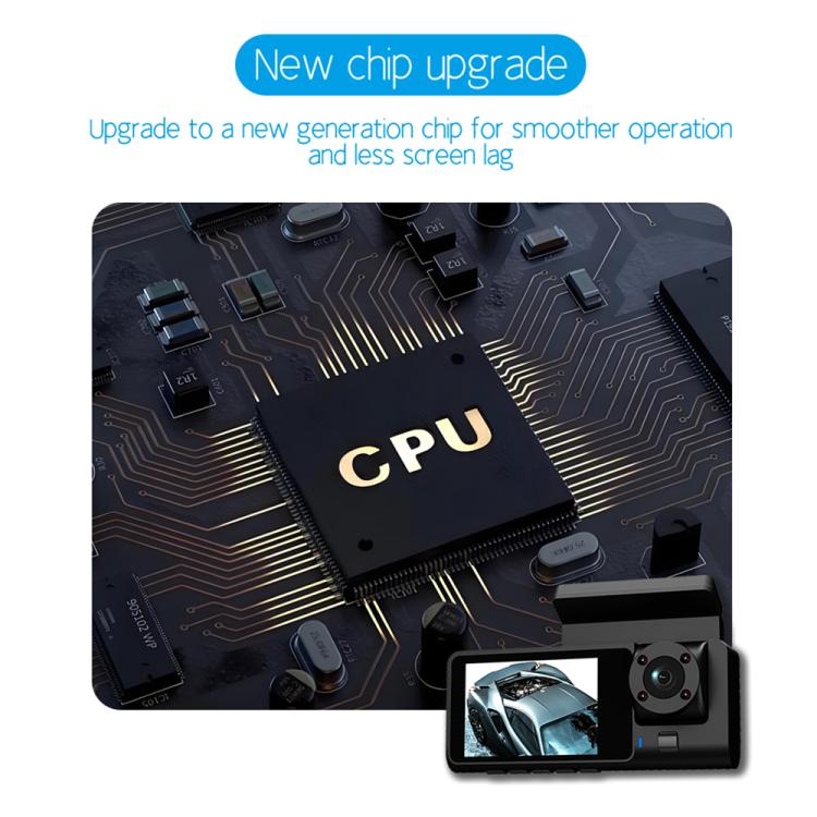 G71 HD 1080P Three-Lens 2.0-Inch Infrared Night Vision Driving Recorder, Spec: No WIFI - Car DVRs by PMc TechLife | Online Shopping South Africa | PMc TechLife | Buy Now Pay Later Mobicred