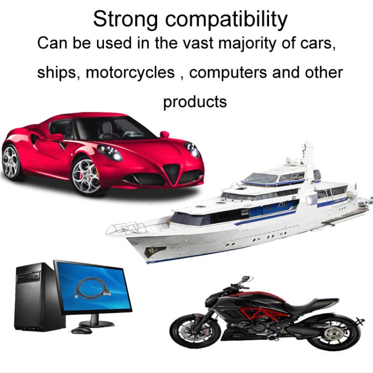 2m USB3.0+2RCA Car Waterproof Cable Motorcycle Panel Boat Instrumentation Wire - DIY Cables by PMc TechLife | Online Shopping South Africa | PMc TechLife | Buy Now Pay Later Mobicred
