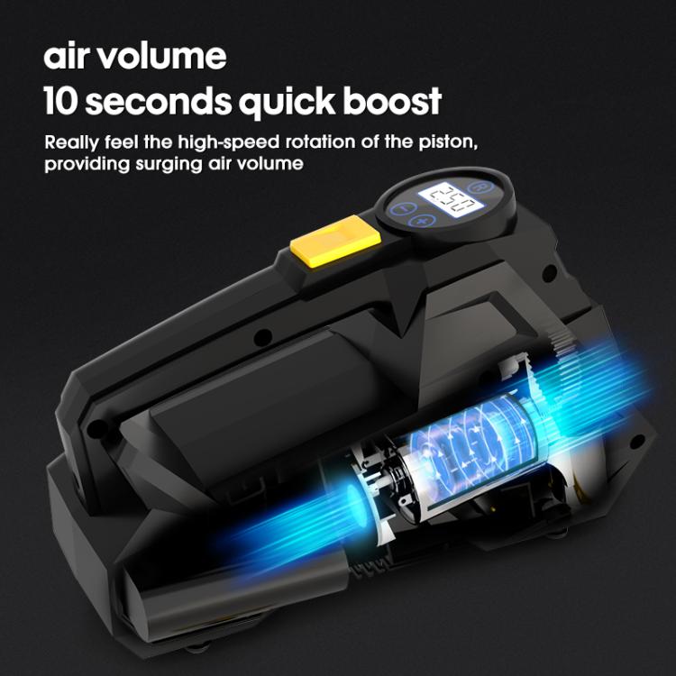 Portable Intelligent Digital Display Electric Air Pump Car Tires(Black) - Inflatable Pump by PMc TechLife | Online Shopping South Africa | PMc TechLife | Buy Now Pay Later Mobicred