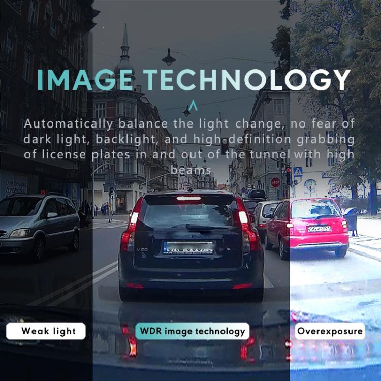 Anytek T3 PRO 2 inch 2K HD Night Vision Car Recorder Hidden Car Camera Front & Rear Dual Recording(Black) - free shipping - PMc TechLife - Order now!