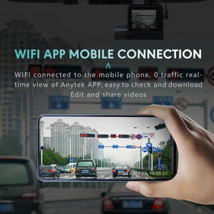 Anytek T3 PRO 2 inch 2K HD Night Vision Car Recorder Hidden Car Camera Front & Rear Dual Recording(Black) - free shipping - PMc TechLife - Order now!