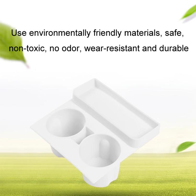 For Tesla 21-23 Model 3/Y Central Control Integrated Silicone Storage Cup Holder(Black) - Car Drink Holders by PMc TechLife | Online Shopping South Africa | PMc TechLife | Buy Now Pay Later Mobicred