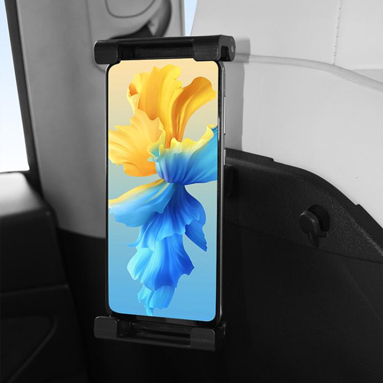 For Tesla 2024 Model 3/Y/S Car Seat Back Mobile Phone Holder(Black) - Special Car Holders by PMc TechLife | Online Shopping South Africa | PMc TechLife | Buy Now Pay Later Mobicred