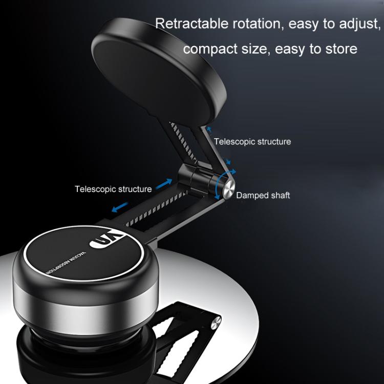 Car Navigation Eectric Vacuum Magnetic Suction Cup Multifunctional Bracket(Silver) - free shipping - PMc TechLife - Order now!