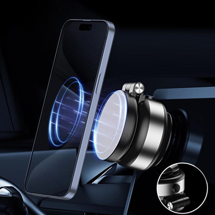 Car Navigation Eectric Vacuum Magnetic Suction Cup Multifunctional Bracket(Silver) - free shipping - PMc TechLife - Order now!