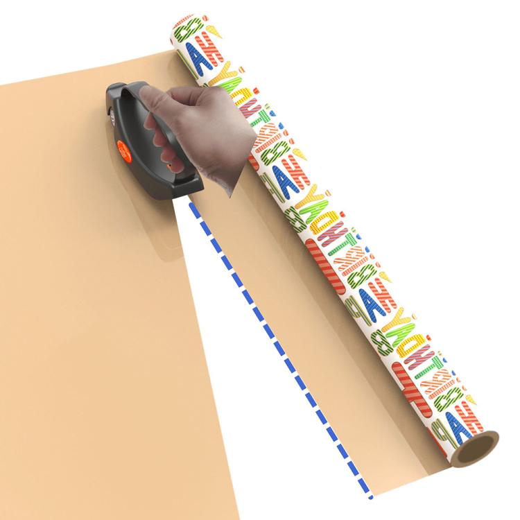 NBJ1 Roll Wrapping Paper Cutter with Handle Paper Cutter(Black) - Tools by PMc TechLife | Online Shopping South Africa | PMc TechLife | Buy Now Pay Later Mobicred