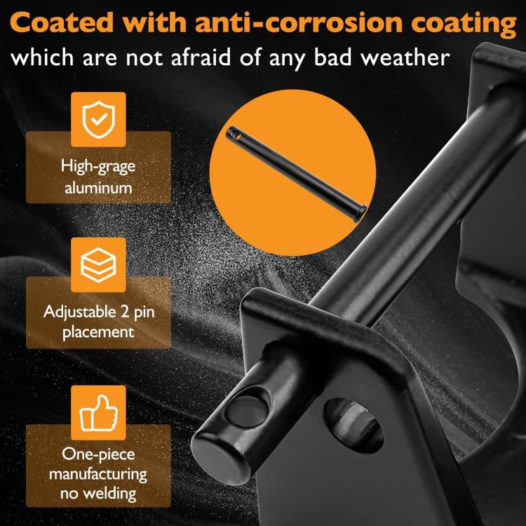 Coupler Gooseneck Hitch Trailer Lock For Heavy Trailer Transporter RV, Color: Silver + Key Lock - Towing Bars by PMc TechLife | Online Shopping South Africa | PMc TechLife | Buy Now Pay Later Mobicred