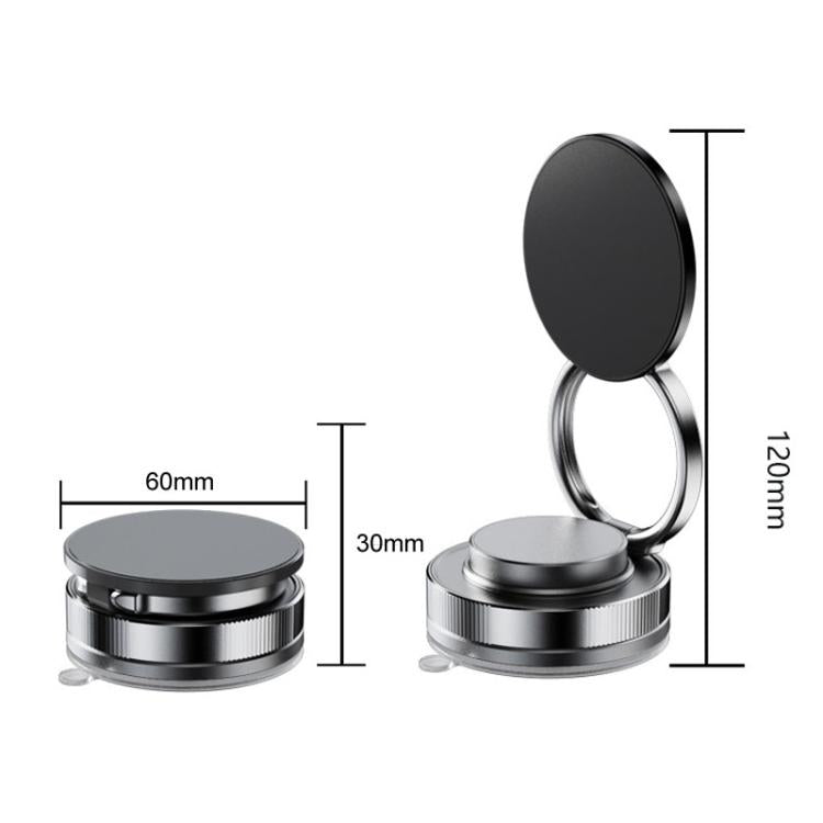 CCT28 Foldable Magnetic Car Cell Phone Navigation Holder(Black) - Universal Car Holders by PMc TechLife | Online Shopping South Africa | PMc TechLife | Buy Now Pay Later Mobicred