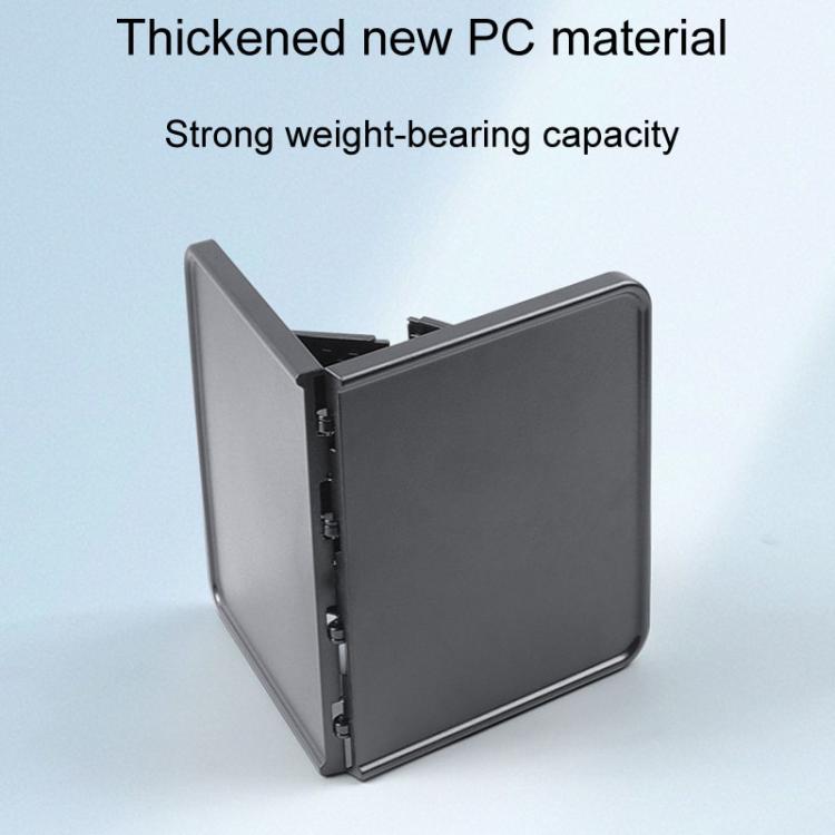 For Tesla Model Y / 3 Car Front Center Control Plate Folding Tray Table(Black) - Stowing Tidying by PMc TechLife | Online Shopping South Africa | PMc TechLife | Buy Now Pay Later Mobicred