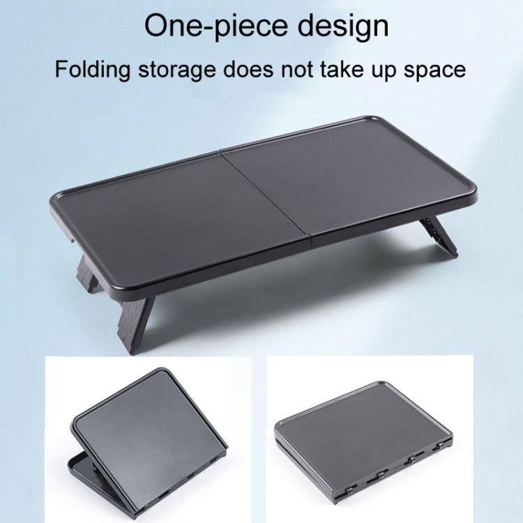 For Tesla Model Y / 3 Car Front Center Control Plate Folding Tray Table(Black) - Stowing Tidying by PMc TechLife | Online Shopping South Africa | PMc TechLife | Buy Now Pay Later Mobicred