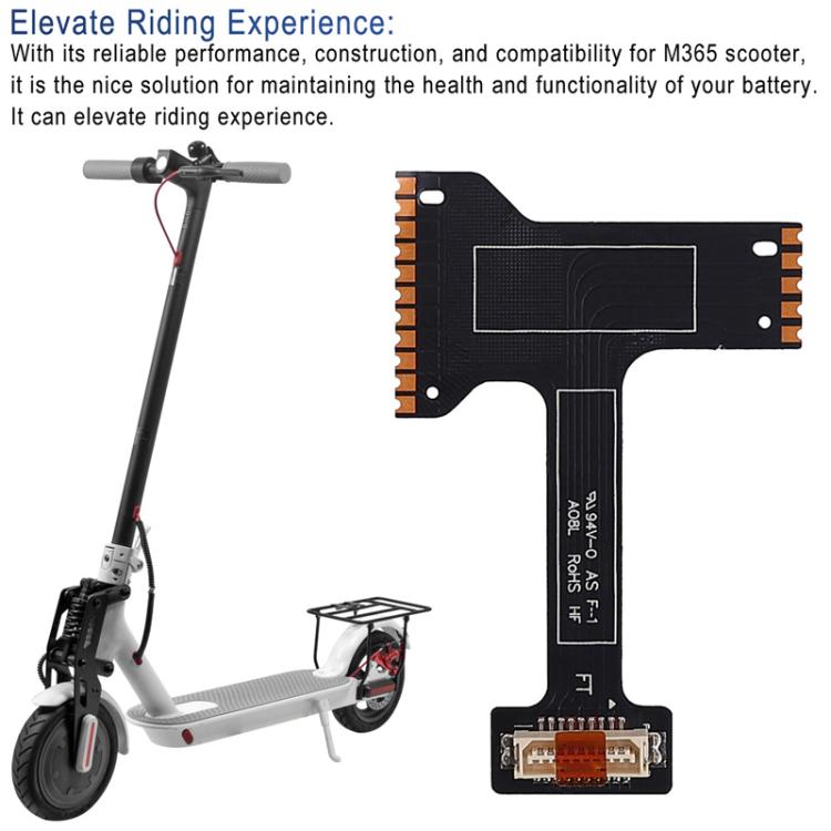 For Xiaomi M365 / 1S Electric Scooter BMS Soft Board Circuit Board Edge Bar Battery Protection Panel(Black) - Accessories & Parts by PMc TechLife | Online Shopping South Africa | PMc TechLife | Buy Now Pay Later Mobicred