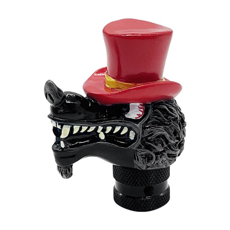Wolf Head Detachable Car Manual Gear Lever Modification(Red) - free shipping - PMC TechLife - Order now!