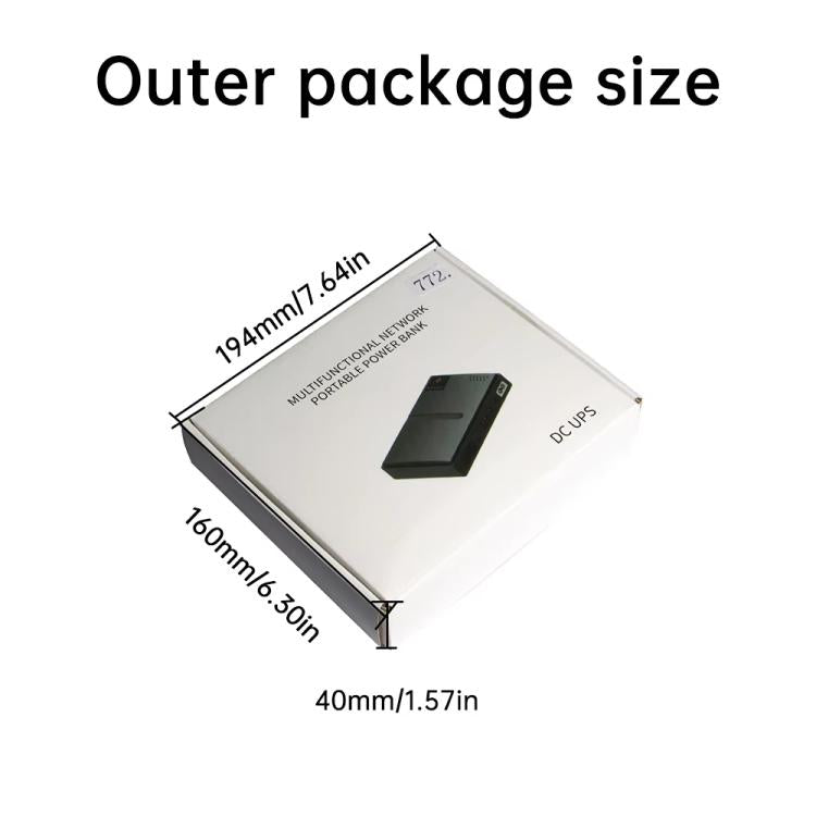 Uninterruptible Power Supply with DC Output 5V/9V/12V for Router, Modem, Security Camera, Mobile Phone EU Plug - Battery Storage Box by PMc TechLife | Online Shopping South Africa | PMc TechLife | Buy Now Pay Later Mobicred