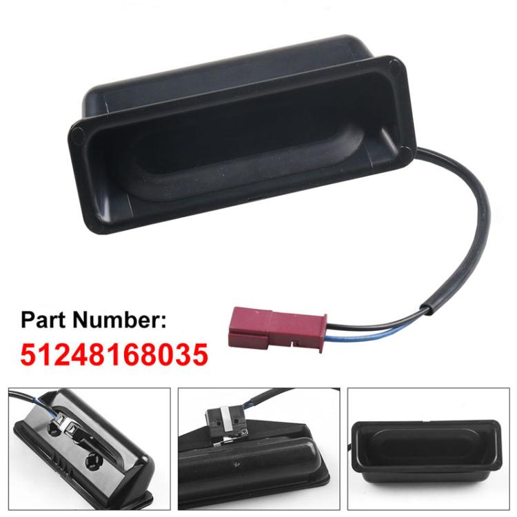 For BMW E39 525i / E60 530d Car Tailgate Trunk Switch Button(Black) - Car Switches by PMc TechLife | Online Shopping South Africa | PMc TechLife | Buy Now Pay Later Mobicred