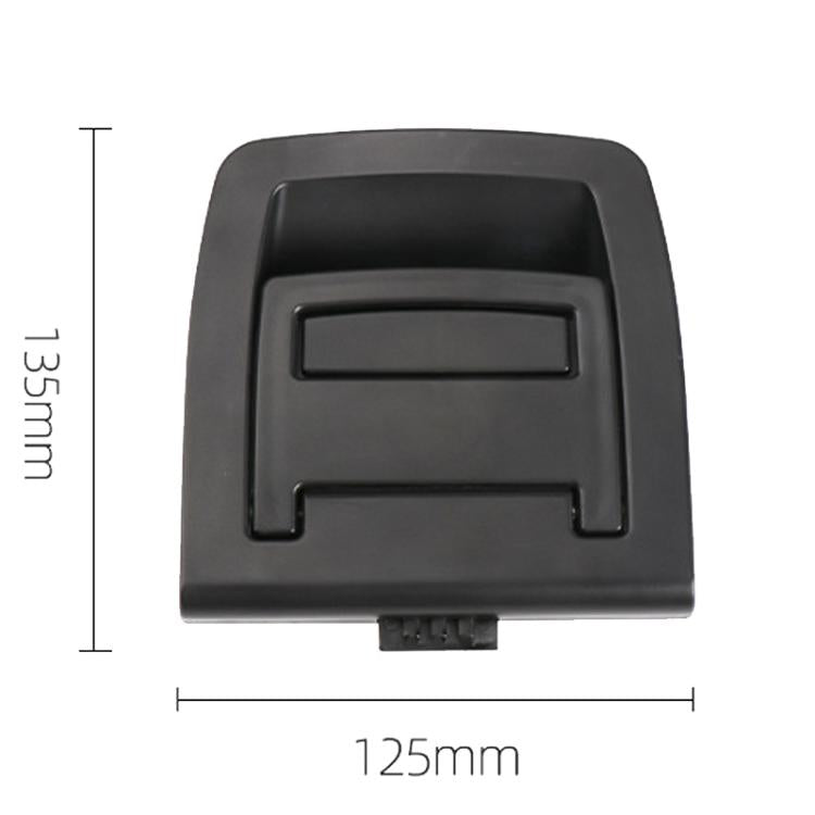 For BMW X5 E70 / X6 E71 E72 Car Boot Handle Inside Trunk Lid Bottom Plate Handle 51479120283(Without Lock Hole Black) - Door Handles by PMc TechLife | Online Shopping South Africa | PMc TechLife | Buy Now Pay Later Mobicred