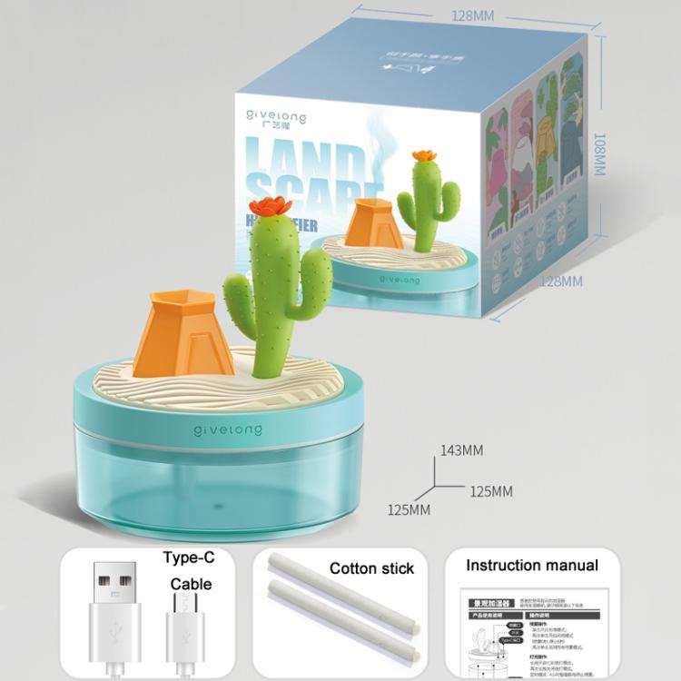 Givelong Mini Portable Landscape Humidifier Plant Pot Hydrator Mister USB Car Spray Aromatherapy Diffuser(Cherry Tree) - free shipping - PMC TechLife - Order now!