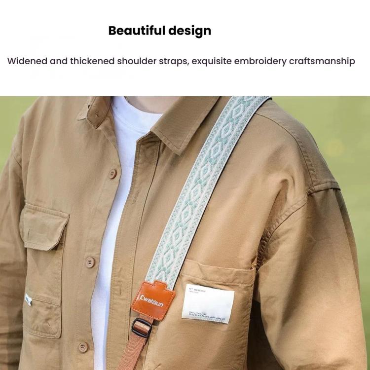 Cwatcun D193 Universal Camera Shoulder Strap Double Locking Portable Camera Accessories - free shipping - PMC TechLife - Order now!