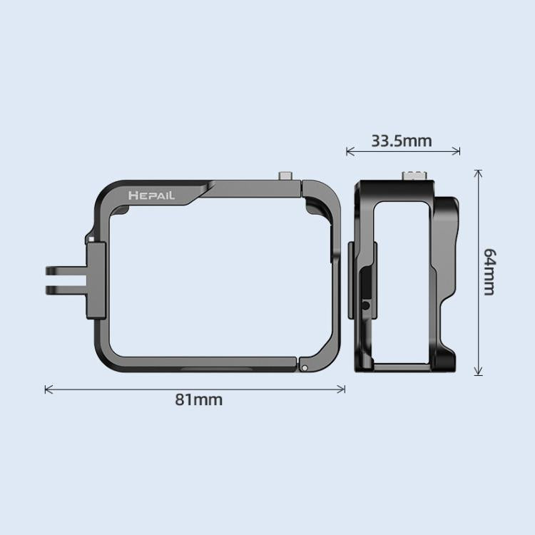 For Insta360 Ace Pro HEPAIL AC-26 Metal Rabbit Cage Camera Frame Accessories - free shipping - PMC TechLife - Order now!