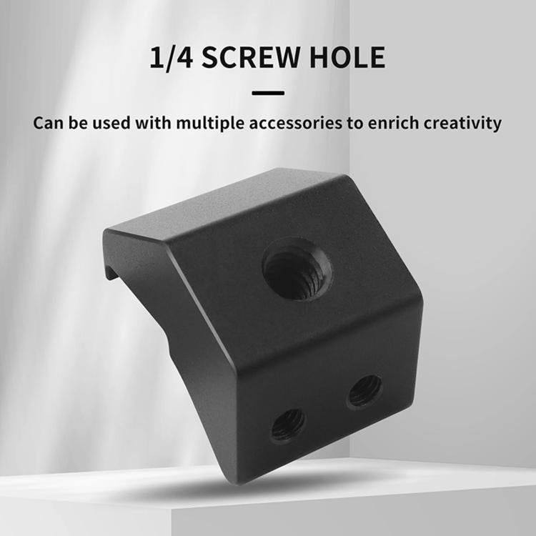 For DJI RC Pro 2 Aluminum Alloy 1/4-inch Tripod Adapter Mounting Bracket(Black) - free shipping - PMC TechLife - Order now!