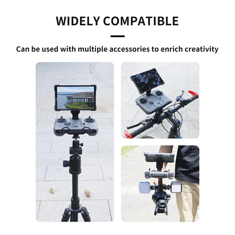 For DJI RC Pro 2 Aluminum Alloy 1/4-inch Tripod Adapter Mounting Bracket(Black) - free shipping - PMC TechLife - Order now!