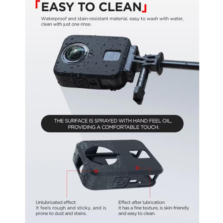 For DJI Osmo 360 CYNOVA Silicone Case Anti-Scratch Shockproof Full Body Protective Cover(Gray) - free shipping - PMC TechLife - Order now!