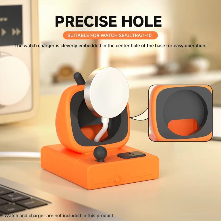 For Apple Watch Desktop Stand Silicone Base, Without Charger(Light Gray) - free shipping - PMC TechLife - Order now!