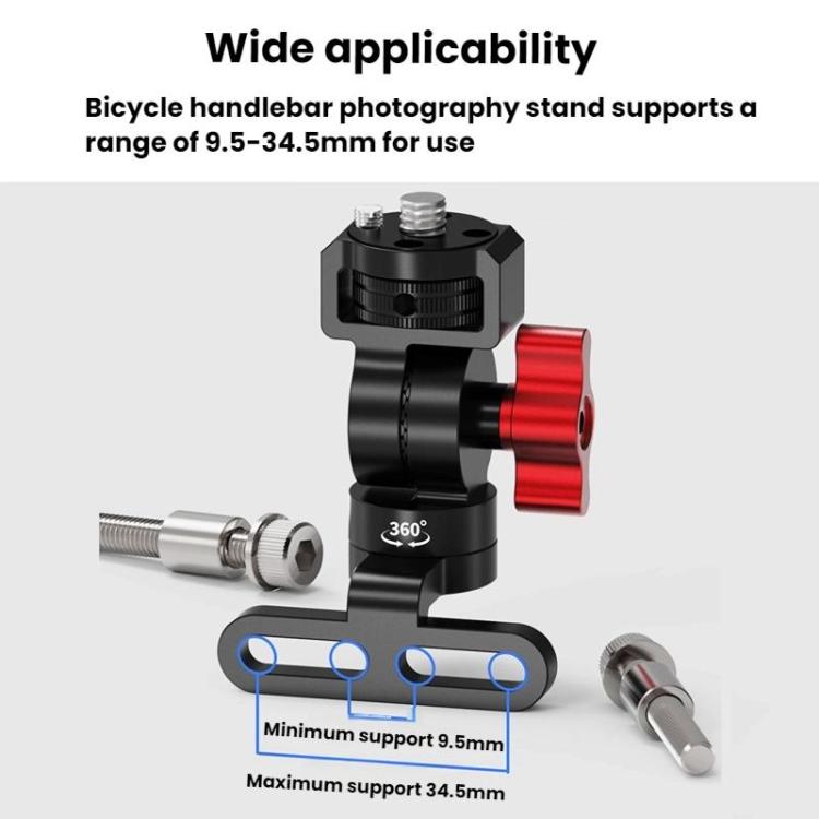 3 Card One Click Clamping Bicycle Stem Camera Mount Cycling Front Light Bracket For Shooting - free shipping - PMC TechLife - Order now!
