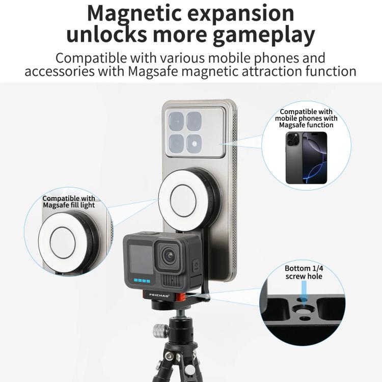 For Insta360 Go 3 / 3S Multifunctional Magnetic Quick Release Base Bracket Expansion - free shipping - PMC TechLife - Order now!