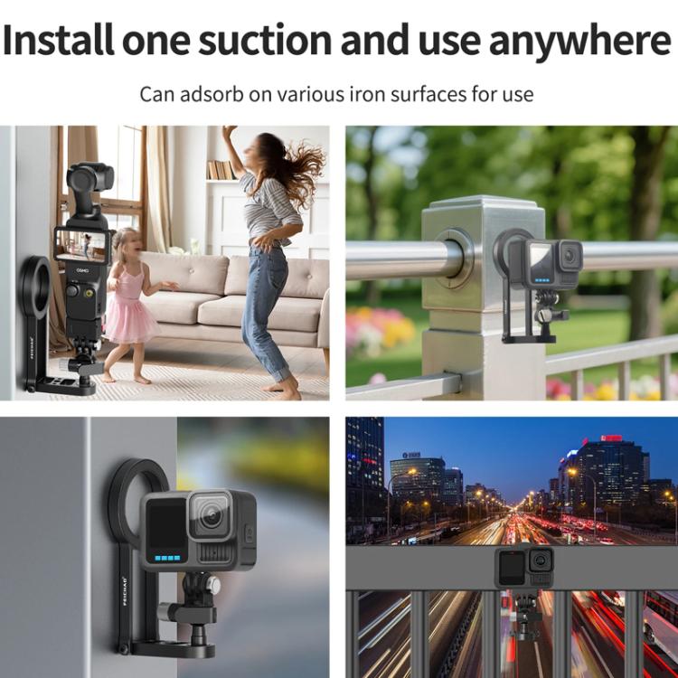 1/4 Snail Ball Head Magnetic Bracket Base Bracket Expansion - free shipping - PMC TechLife - Order now!