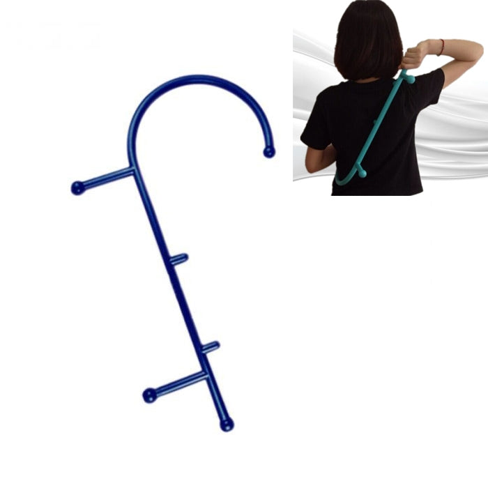 Back Hook Massager Neck Self Muscle Pressure Stick Tools Manual Trigger Point Massage Rod(Dark Blue) - free shipping - PMC TechLife - Order now!