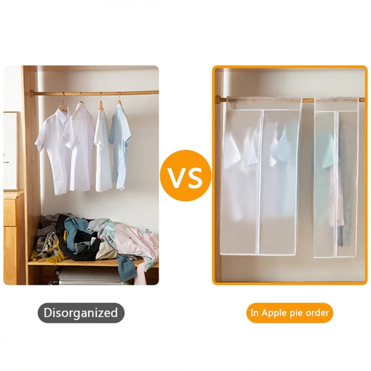 PEVA Three-dimensional Dustproof Cloth Cover Bags Hanging Storage Bag Waterproof Cover(White) - Dust Covers by PMC TechLife | Online Shopping South Africa | PMC TechLife