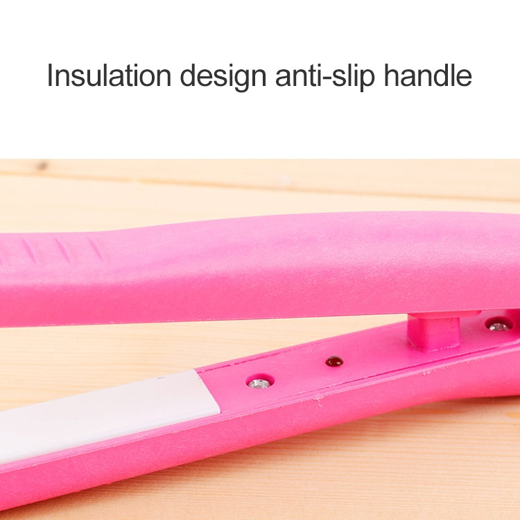 Mini Hair Straightener Ceramic Tourmaline Plates Curler(Black) - free shipping - PMC TechLife - Order now!