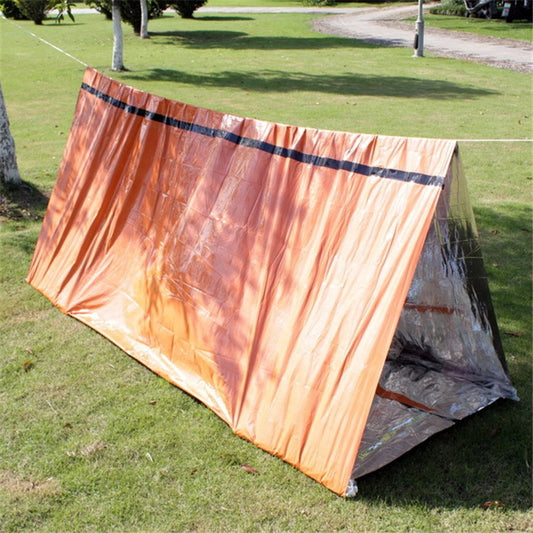 Emergency Simple Tent Outdoor Rescue Blanket First Aid Sunscreen Insulation Blanket, Color:Orange - Tents & Accessories by PMC Jewellery | Online Shopping South Africa | PMC Jewellery | Buy Now Pay Later Mobicred