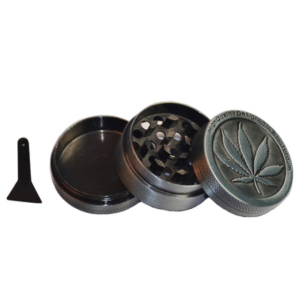 Weed Grinder Metal Stainless Steel Maple leaf Type Herbal Herb Tobacco Grinder, Size:40MM 4 laryers - Cigarette Box & Ashtrays by PMC Jewellery | Online Shopping South Africa | PMC Jewellery