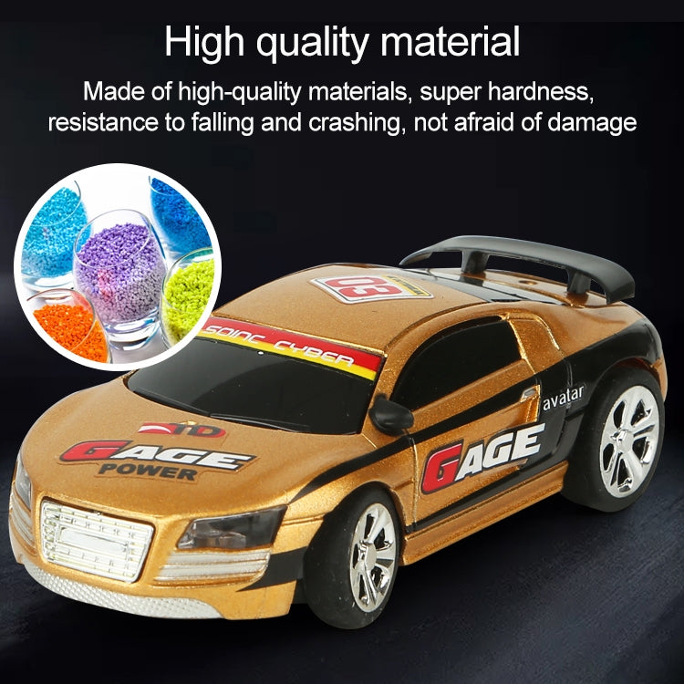 Coke Can Mini RC Car Radio Remote Control Micro Racing Car(Black+Orange) - RC Cars by PMC TechLife | Online Shopping South Africa | PMC TechLife