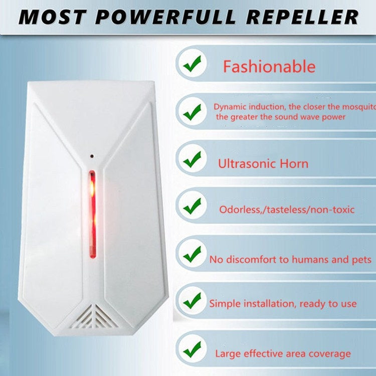 A13 Ultrasonic Mosquito Repellent Electronic Mosquito Killer, Plug Type:US Plug - Repellents by PMC TechLife | Online Shopping South Africa | PMC TechLife | Buy Now Pay Later Mobicred