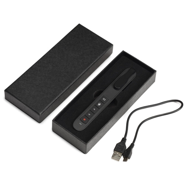 Rechargable RF 2.4G Wireless Presenter with Air Mouse PowerPoint Remote Control -  by PMC Jewellery | Online Shopping South Africa | PMC Jewellery | Buy Now Pay Later Mobicred