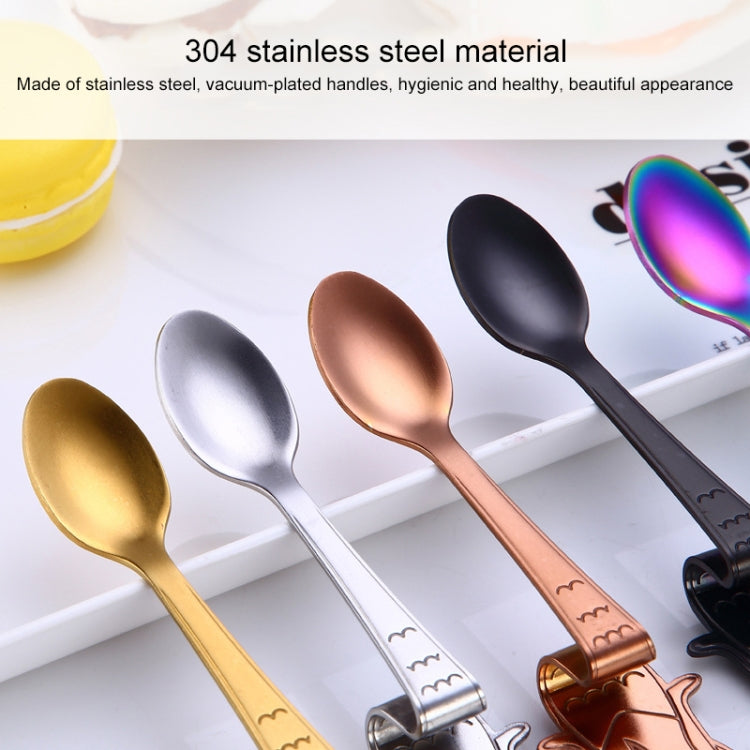 Creative Coffee Spoon Mermaid Shape Handle Spoons Flatware Drinking Tools, Color:Rose Gold - free shipping - PMC TechLife - Order now!