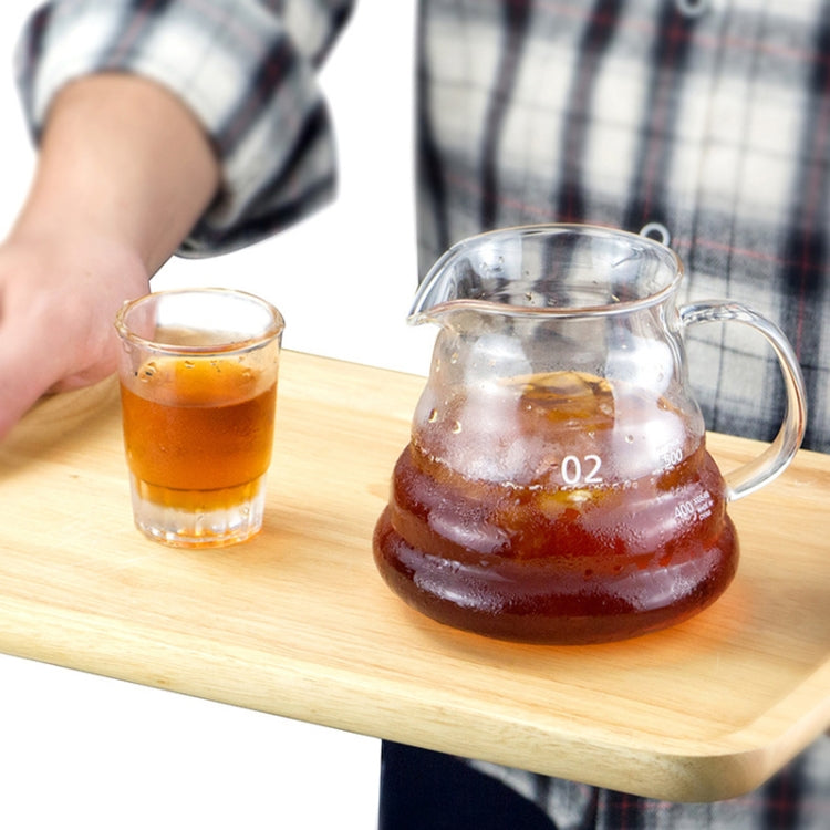 Heat-resistant Hand-made Coffee Glass Pot Cloud Coffee Sharing Pot, Specification:600ml Glass Pot - free shipping - PMC TechLife - Order now!