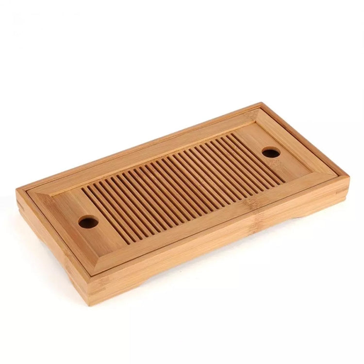 Bamboo Tea Trays Kung Fu Tea Accessories Tea Tray Table With Drain Rack(primary color) - Tea Trays by PMC TechLife | Online Shopping South Africa | PMC TechLife | Buy Now Pay Later Mobicred
