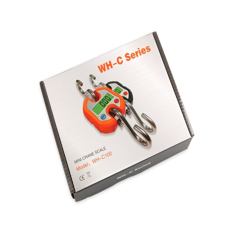 150kg Mini Portable Heavy Duty Electronic Digital Stainless Steel Hook Scale, Random Color Delivery - Hanging Scales by PMC TechLife | Online Shopping South Africa | PMC TechLife | Buy Now Pay Later Mobicred