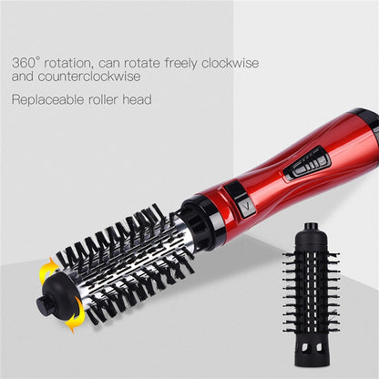 360 Degrees Rotation Electric Hair Dryer Brush Professional Hair Blow Dryer Comb Electric Hair Curler, Random Color Delivery, EU Plug - Hair Curler by PMC Jewellery | Online Shopping South Africa | PMC Jewellery | Buy Now Pay Later Mobicred